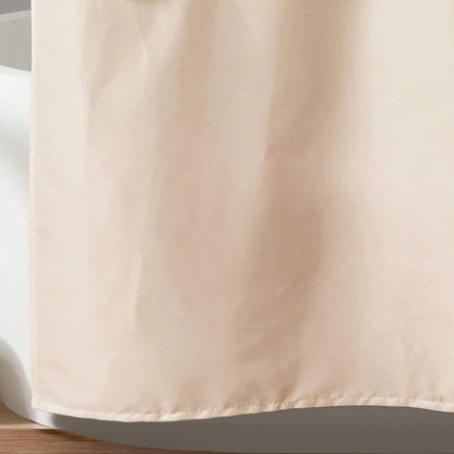 Lush Decor Lucia Cortina de Ducha, 72 x 72 Pulgadas, Color Marfil