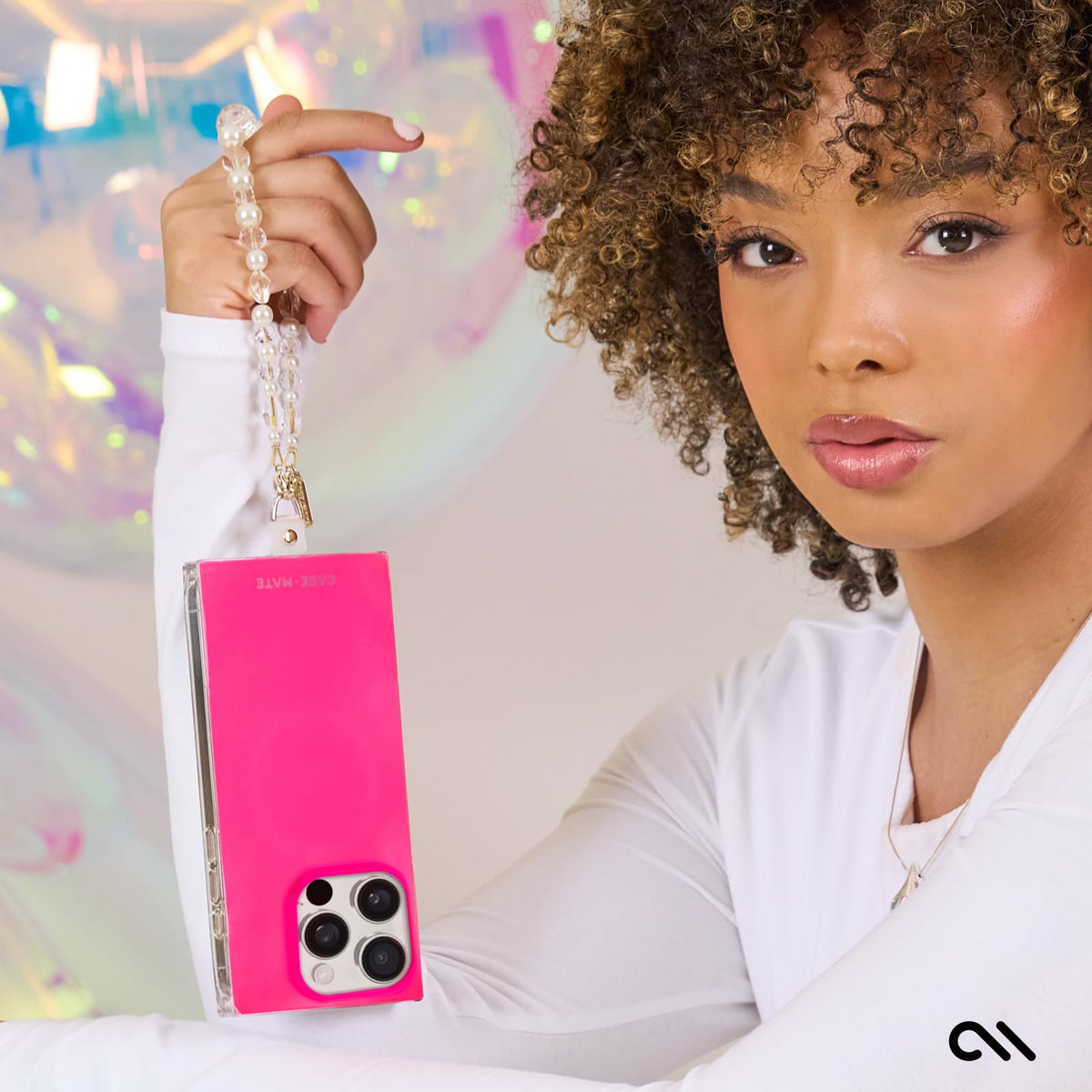 Case-Mate BLOX - Funda magnética para iPhone 16 Pro MAX Compatible con MagSafe, protección contra caídas de 12 pies - Neon Watermelon