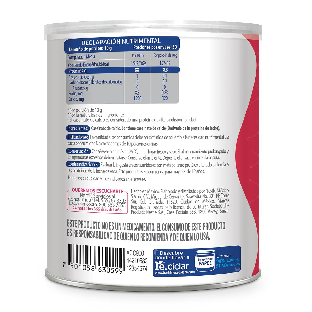 Suplemento Alimenticio, CASEC®, 300g