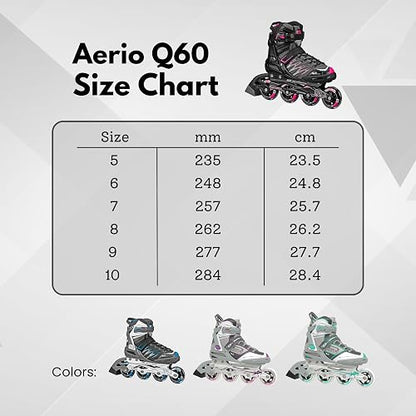 Roller Derby AERIO Q-60 Patines en Línea para Mujer