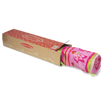 Melissa & Doug Silla Infantil Plegable con Mariposa, para Exteriores, Fácil de Abrir, Práctico Portavasos, Materiales Fáciles de Limpiar, Bolsa para Transportar