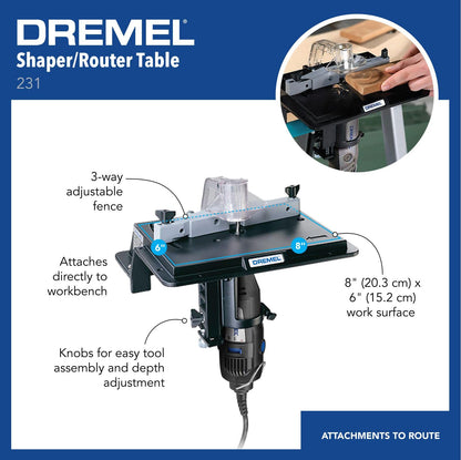 Dremel 231 Mesa de Router o Fresadora