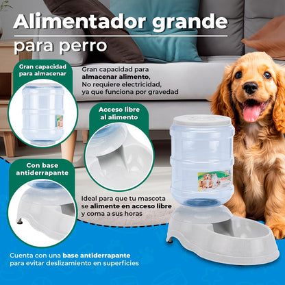 Fancy Pets Alimentador Grande para Perro con Capacidad de 15 Libras o 6.8 Kilos