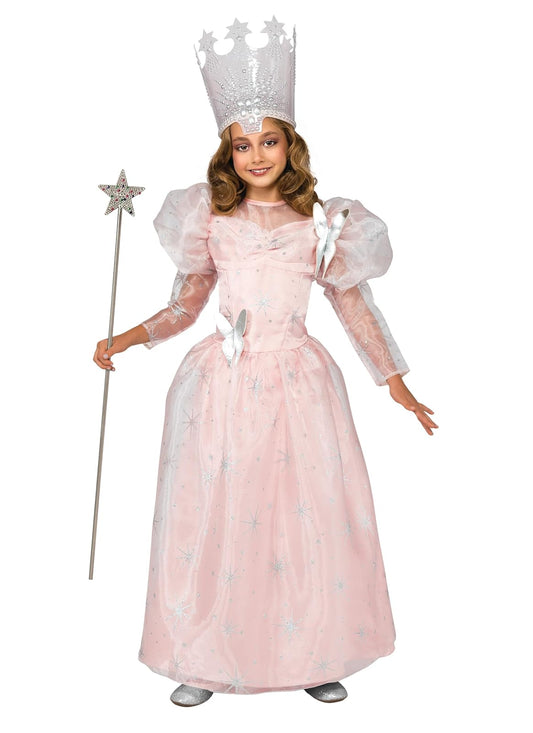 Mago de Oz Deluxe Glinda la Buena Bruja Disfraz (Edición del 75th Anniversary Edition Aniversario), Un Solo Color, Mediano