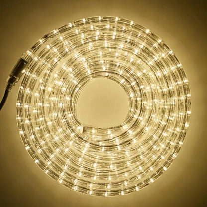 DOSYU Manguera de Luces LED Navideñas 10 m, 200 LED, IP67 - 10M 200LED - Blanco cálido