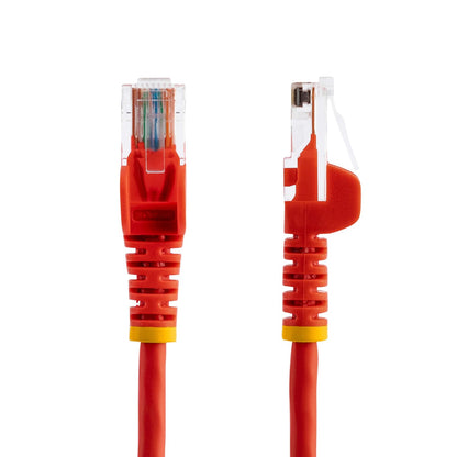 StarTech.com Cable de conexión moldeado RJ45 UTP Cat 5e, 50 feet, Color Rojo (45PATCH50RD)