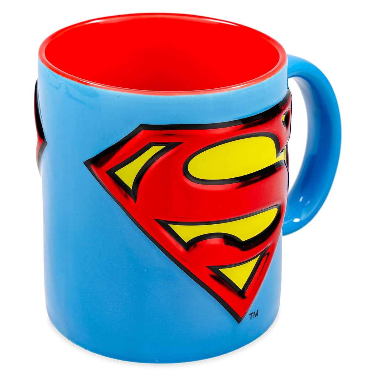 Silver Buffalo Superman Logo Icon - Taza de cerámica, 567 g | 0,59 litros