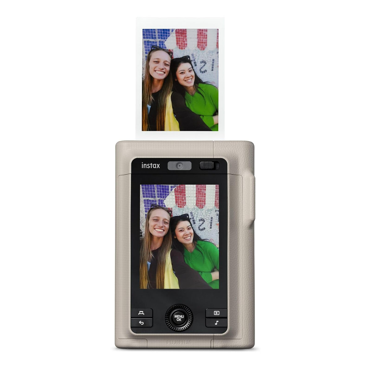 instax Cámara Fujifilm Mini LiPlay+ Beige