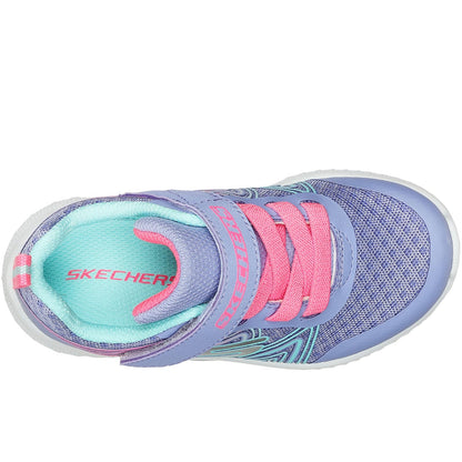 Skechers Girls Microspec Plus Swirl Sweet Sneaker