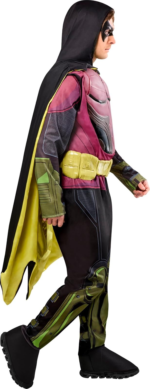 Rubie's DC Comics Batman: Disfraz de petirrojo de lujo de Arkham City Disfraces de tamaño adulto Para hombres
