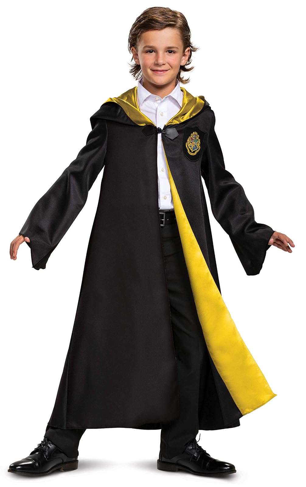 Disguise Harry Potter Ravenclaw - Bata de lujo para niños, negro y azul, talla M (7-8) - Hogwarts - Grande (10-12)