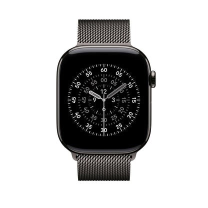 Apple Watch Band - Correa Estilo milanés - 46 mm - Pizarra - S/M