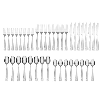 Cambridge 425540CJB2R Mena - Cubertería de 40 piezas con servidor