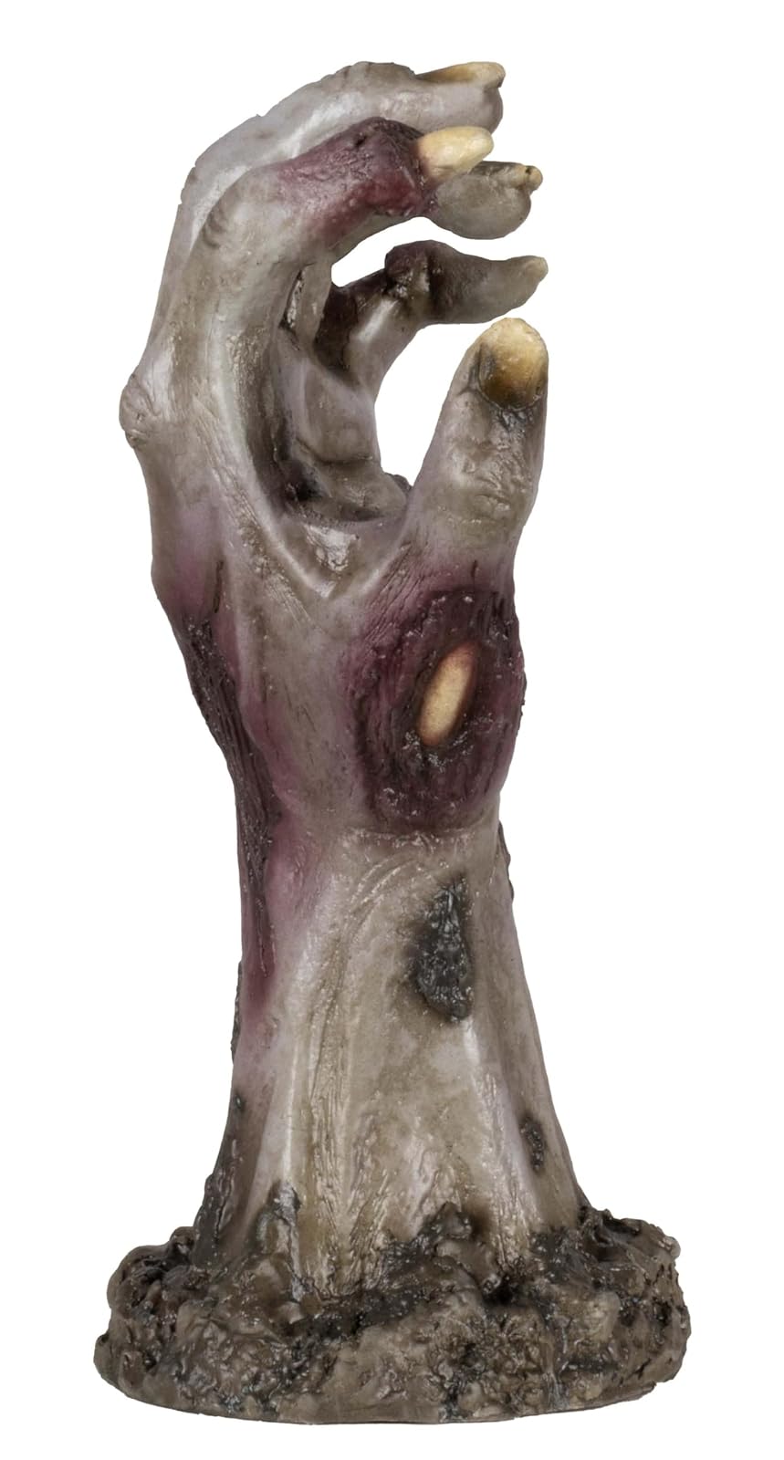 Ghoulish Productions Decoración De Látex Purple Risen Hands, Decoración De Mano Zombie, Adorno Halloween Zombie, Figura Terrorifica para Jardín