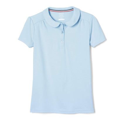 French Toast Polo Manga Corta Cuello Peter Pan para Niña - 10 - Light Blue