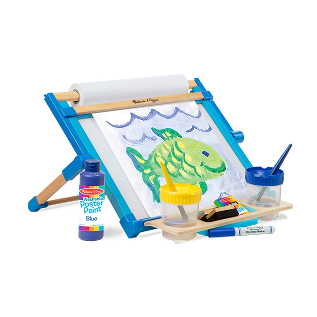 Melissa & Doug Rollos de Papel de 45.72 cm para Caballete, Artes y Manualidades, Papel Bond de Alta Calidad, Rollo de 25.6 m, 2 Unidades
