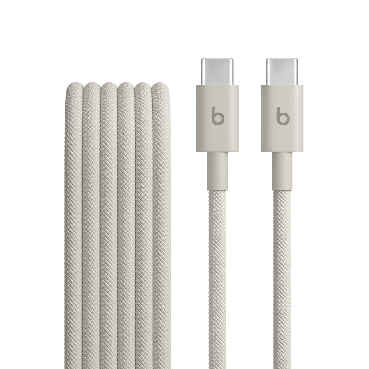 Beats Paquete de 2 Cables USB-C a USB-C Trenzados, 1.5 m - Gris enérgico - (1.5 m)