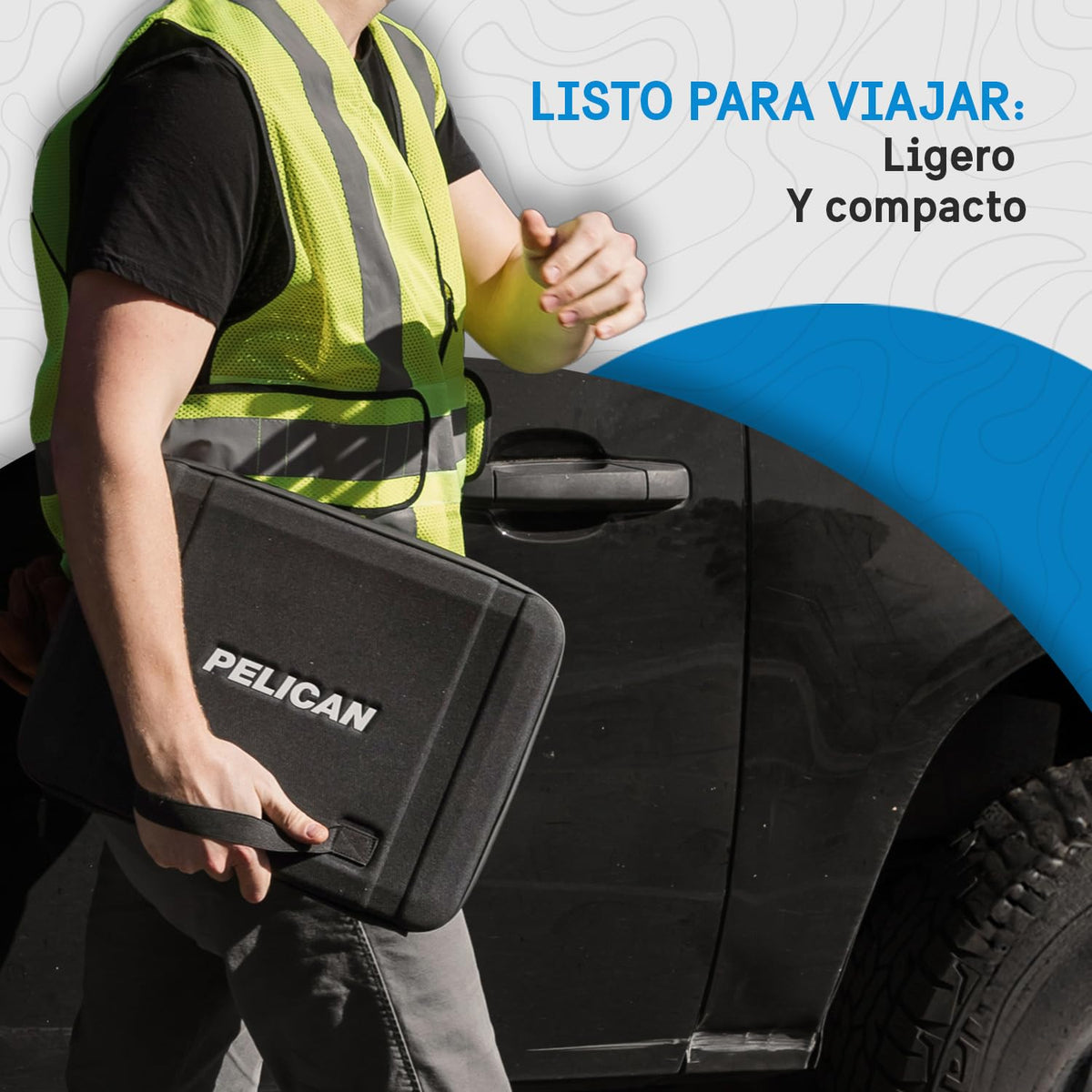 Pelican Aventurera - Bolsa Para Portátil - [asa De Transporte Elástica] [cierre De Cremallera Seguro] Funda Impermeable, Resistente a Los Arañazos Para Todos Los Portátiles De 14 a 16 Pulgadas - Negro