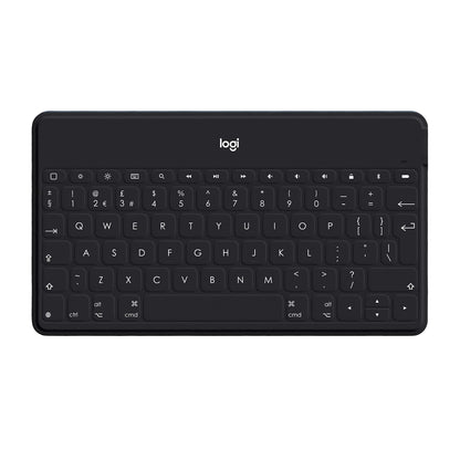 Logitech Teclado Keys-To-Go Fino y Delgado con Bluetooth para iPhone, iPad; Apple TV y Todos los Dispositivos iOS - Negro