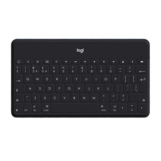 Logitech Teclado Keys-To-Go Fino y Delgado con Bluetooth para iPhone, iPad; Apple TV y Todos los Dispositivos iOS - Negro