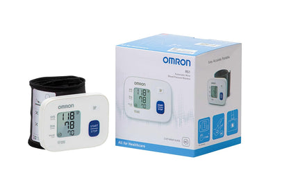 OMRON Baumanómetro automático de muñeca RS1 (HEM-6160-E) compatible con app OMRON connect