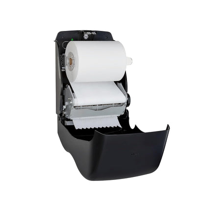 San Jamar Ecologic Simplicity Dispensador Manual de Toallas de Papel de plástico Reciclado, dispensador de Toallas de Corte automático, dispensador montado en la Pared con Cero residuos para el hogar