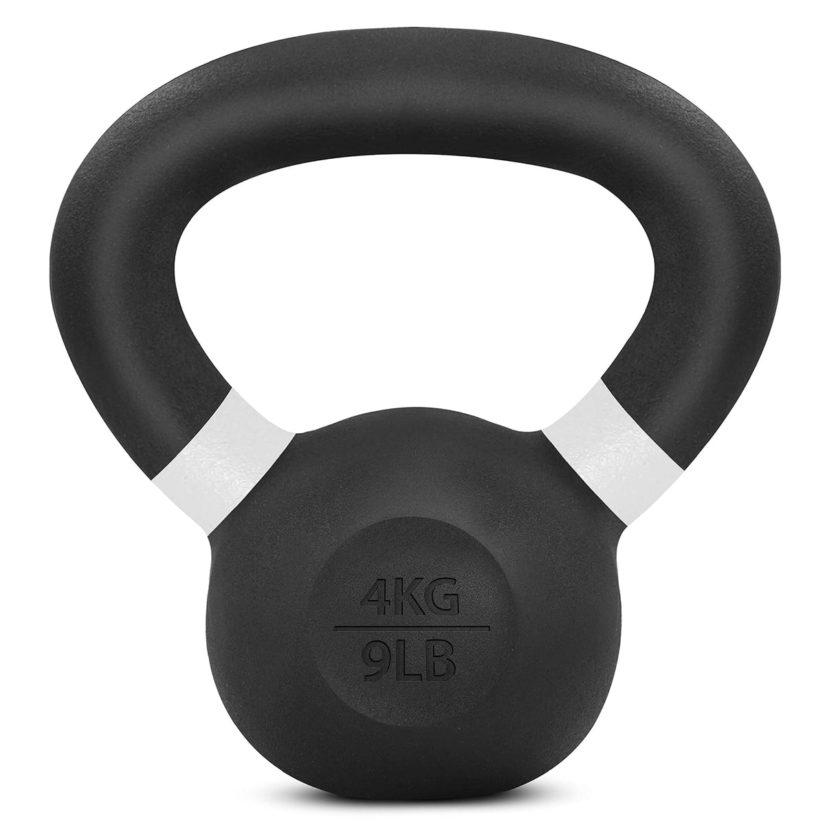 Yes4All Pesa Rusa de Hierro Fundido con Revestimiento en Polvo, 4-32 kg - Blanco