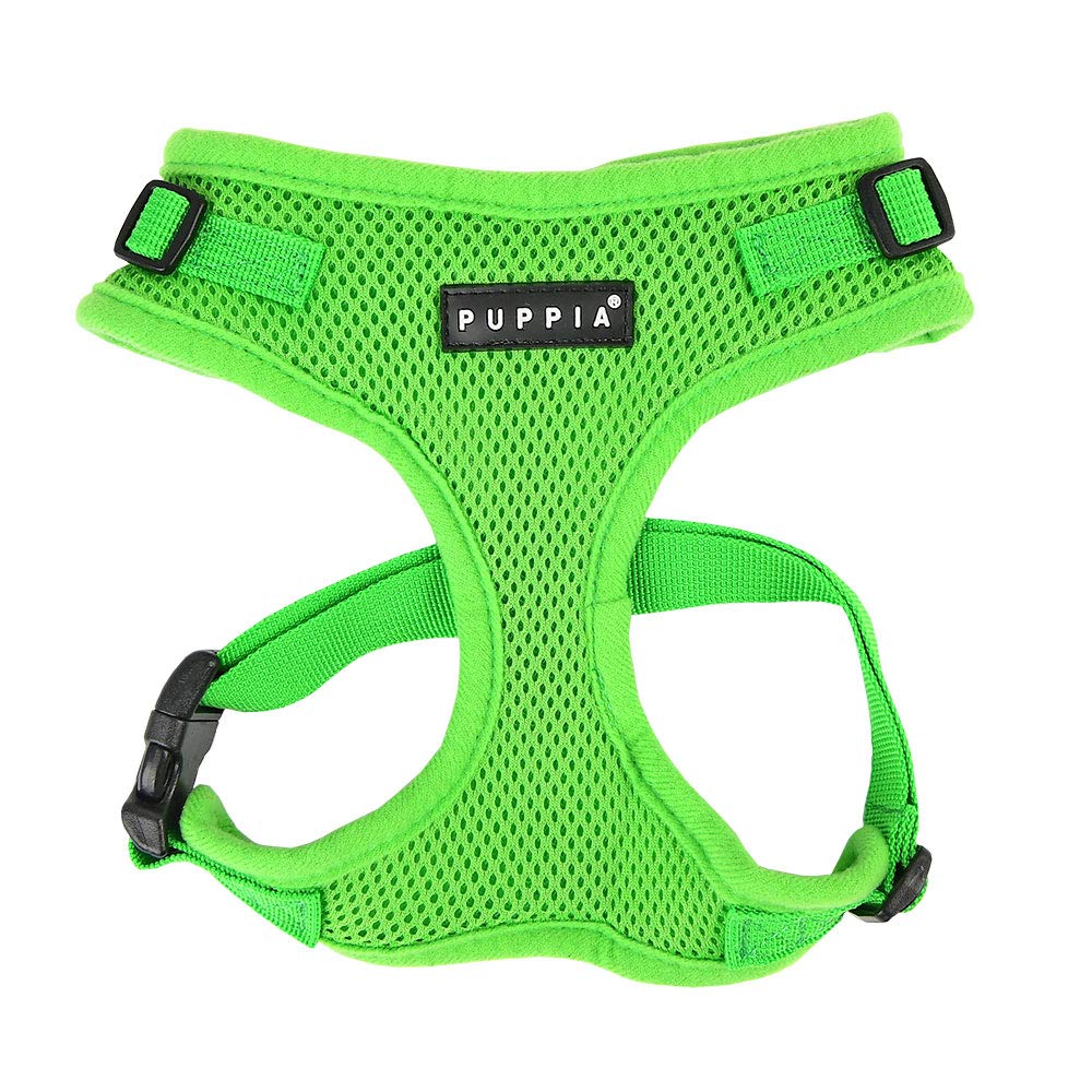 Puppia Arnés RiteFit para Perro con Cuello Ajustable - Large - forro polar verde con licencia oficial de star wars silent one crew.