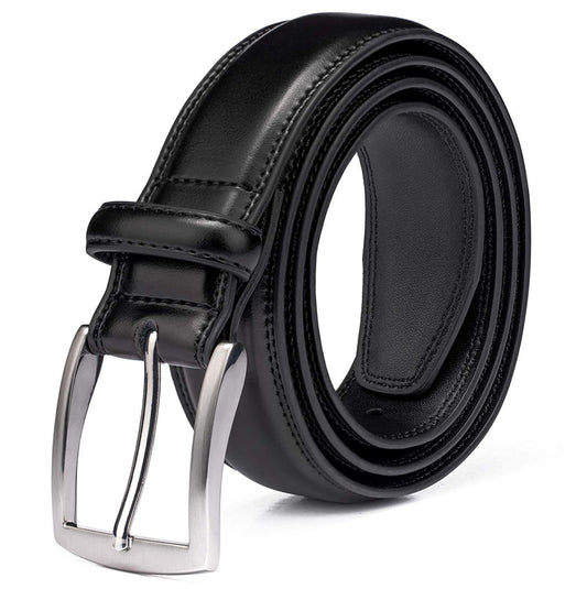 Men's Genuine Leather Dress Belts Made with Premium Quality - Classic and Fashion Design for Work Business and Casual