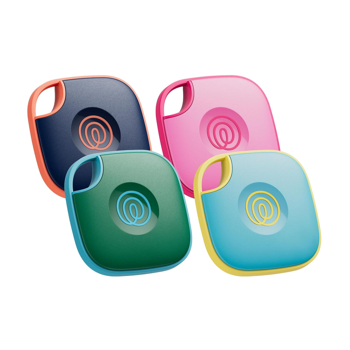 Life360 Tile Localizador Bluetooth para Llaves y Objetos, Compatible con iOS y Android - Multi - Paquete de 4
