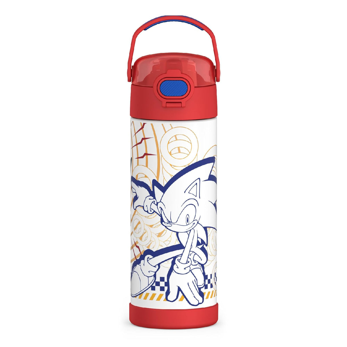 Thermos Funtainer Botella Infantil Aislada de 16 oz - 0.5 Litros - Sónico