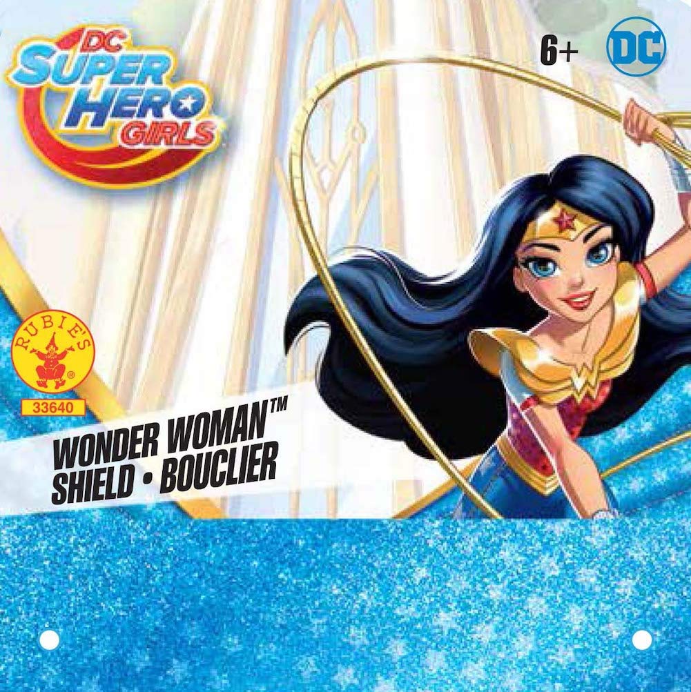 DC Superhero Girls: Wonder Woman Shield para niños por Rubies, niña sin tamaño