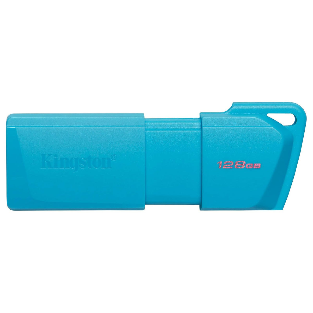 Kingston USB DataTraveler Exodia M, Capacidad: 128GB, USB-A 3.2 Gen 1, Color: Azul Neon, SKU: KC-U2L128-7LB