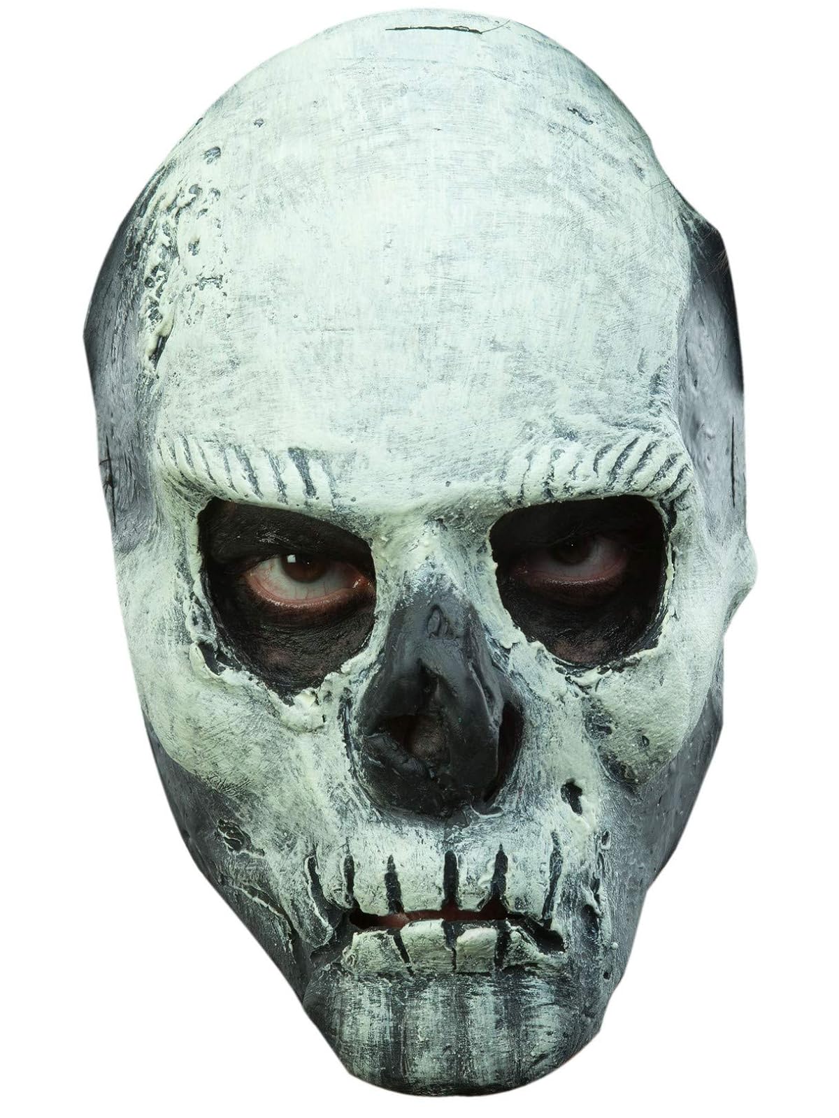 Máscara de Calavera Urbana de la Muerte que Brilla en la Oscuridad, Mascara de craneo para disfraces de Hallowen, disfraz de calavera por Ghoulish Productions