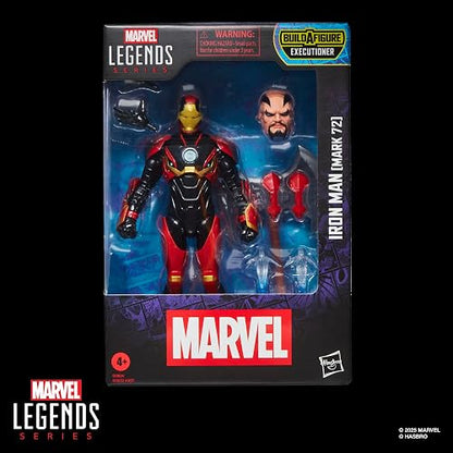 Marvel Legends Iron Man Mark 72 Figura 15 cm | Marvel Legends Figura de acción de 6 pulgadas BAF Verdugo - Iron Man Mark 72
