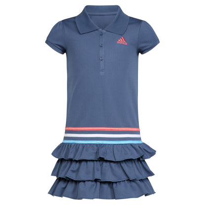 adidas Vestido Polo Deportivo de Manga Corta Vestido de Tenis para Niñas