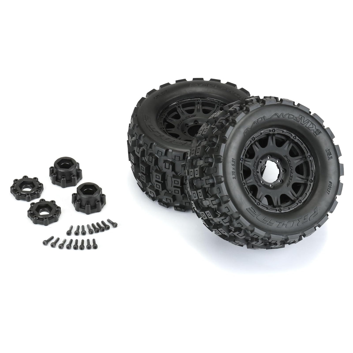Pro-line Racing Badlands MX38 3.8 MTD Raid 8x32 17mm MT F/R PRO1012710 RC Neumático