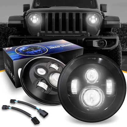 Nuvision Lighting NVL-FL-001 Luz Antiniebla LED 4" Aprobada DOT - 7" Headlights - Proyector LED