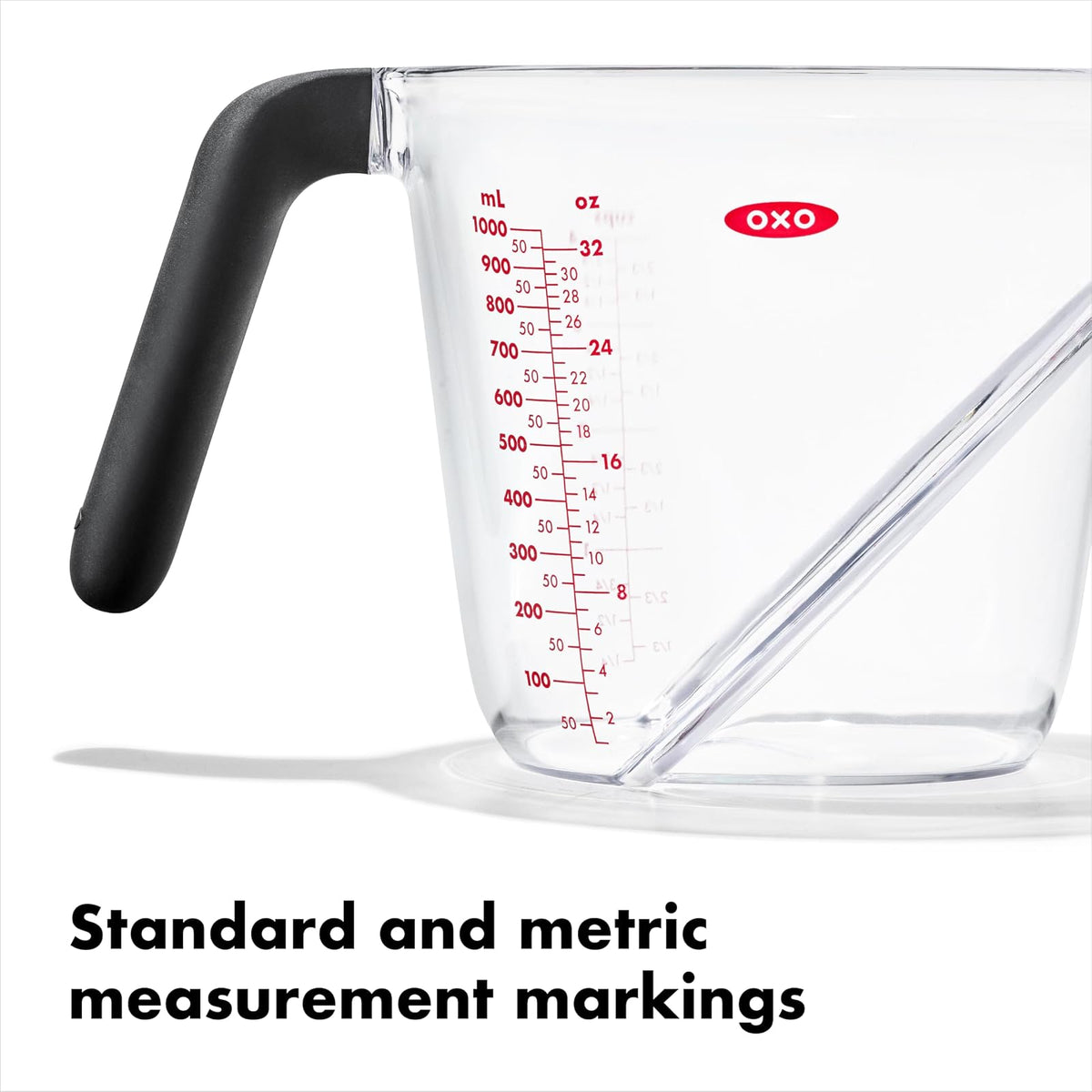 OXO 1050030 Taza Medidora Angular Tritan, 1 l, 23 cm
