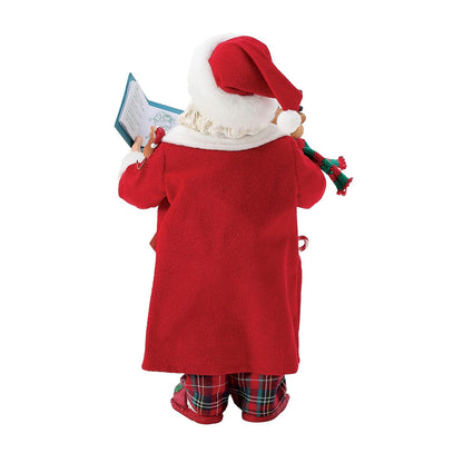 Department 56 Possible Dreams Sports and Leisure Figura de Papá Noel Mi Cuento Favorito para Dormir, 10,5 Pulgadas, Multicolor
