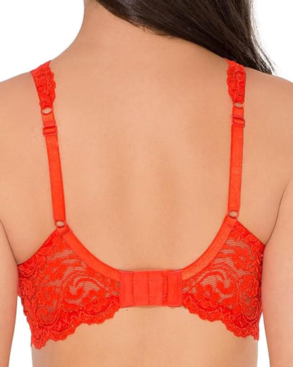 Smart & Sexy Brasier de Encaje sin Aros para Mujer, Hot Fire, 46DDD