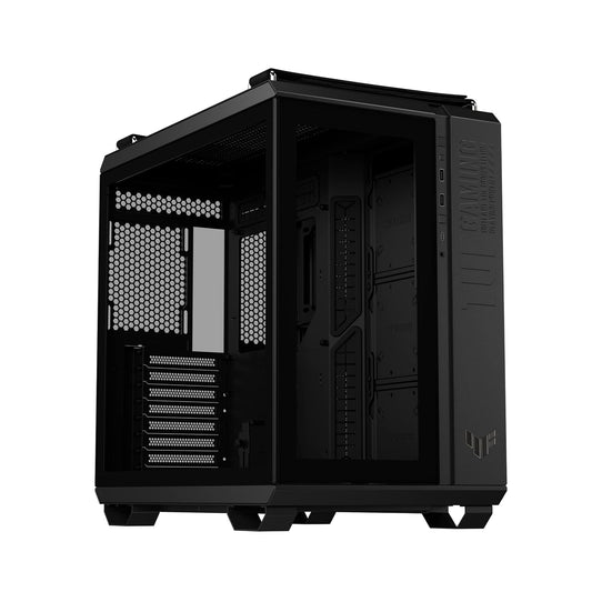 ASUS TUF Gaming GT502 ATX - Carcasa para computadora con Panel Frontal RGB botón, USB 3.2 Tipo C y 2 Puertos USB 3.0