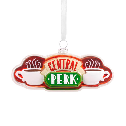 Hallmark Friends Central Perk - Letrero de Navidad, Vidrio soplado