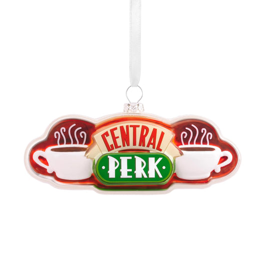 Hallmark Friends Central Perk - Letrero de Navidad, Vidrio soplado
