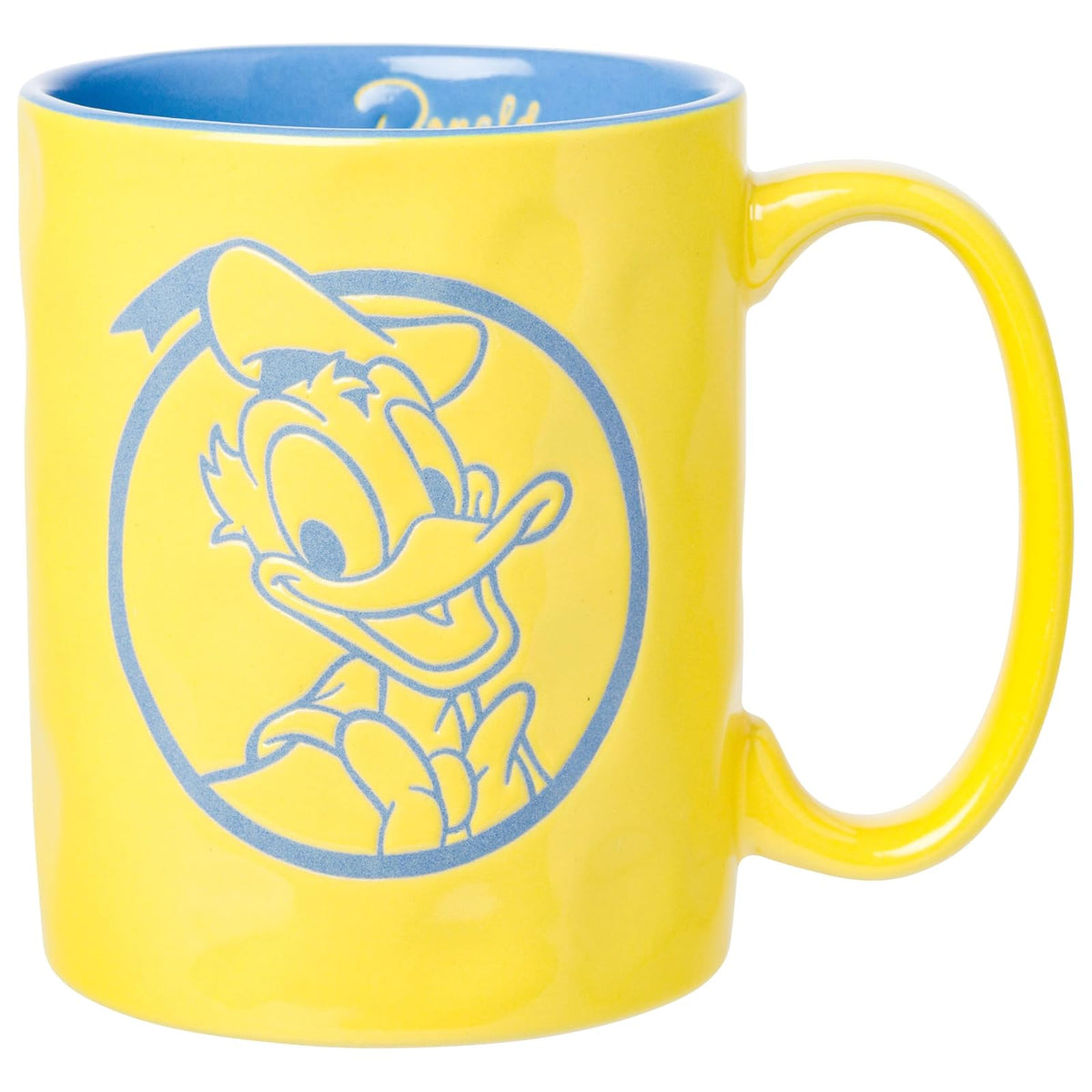 Silver Buffalo Disney Classics Daisy Duck Taza de Cerámica Resistente a la Cera, 17.5 oz - 17.5 Ounces - Amarillo - Multi