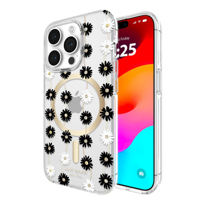 Kate Spade New York Funda para iPhone 15 Pro, Compatible con MagSafe - Daisy Chain