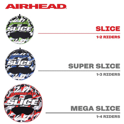Airhead Slice | Tubo remolcador para Barco con Opciones de 1-4 Jinetes