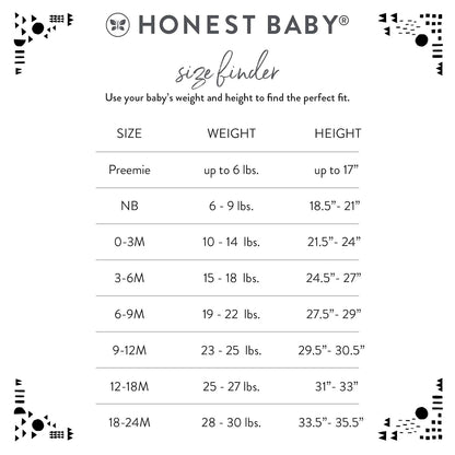 HonestBaby - Juego de 2 Batas de Dormir 100% algodón orgánico para bebés recién Nacidos, niñas, Unisex