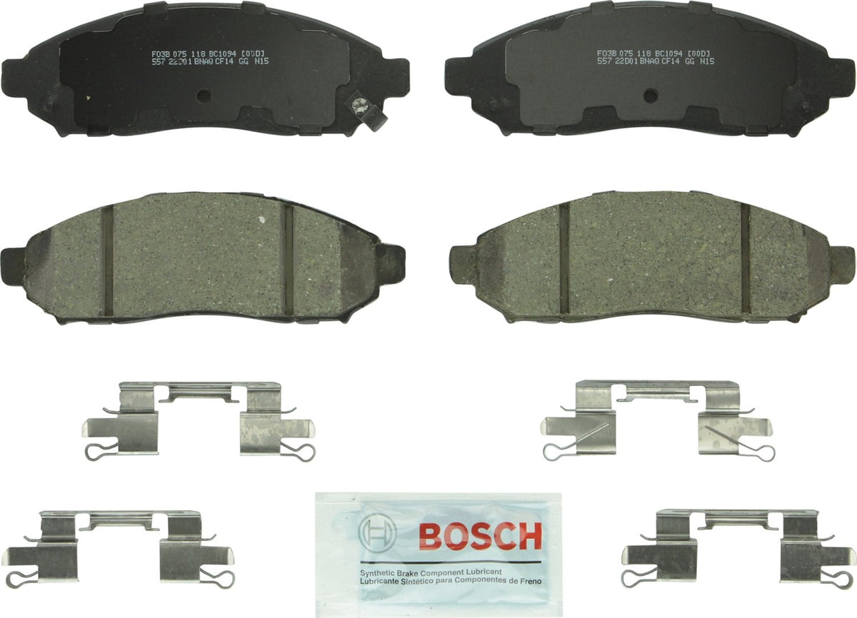 Bosch QuietCast Premium Pastillas de Freno Cerámicas - Frente - 1094 - 1000-1099