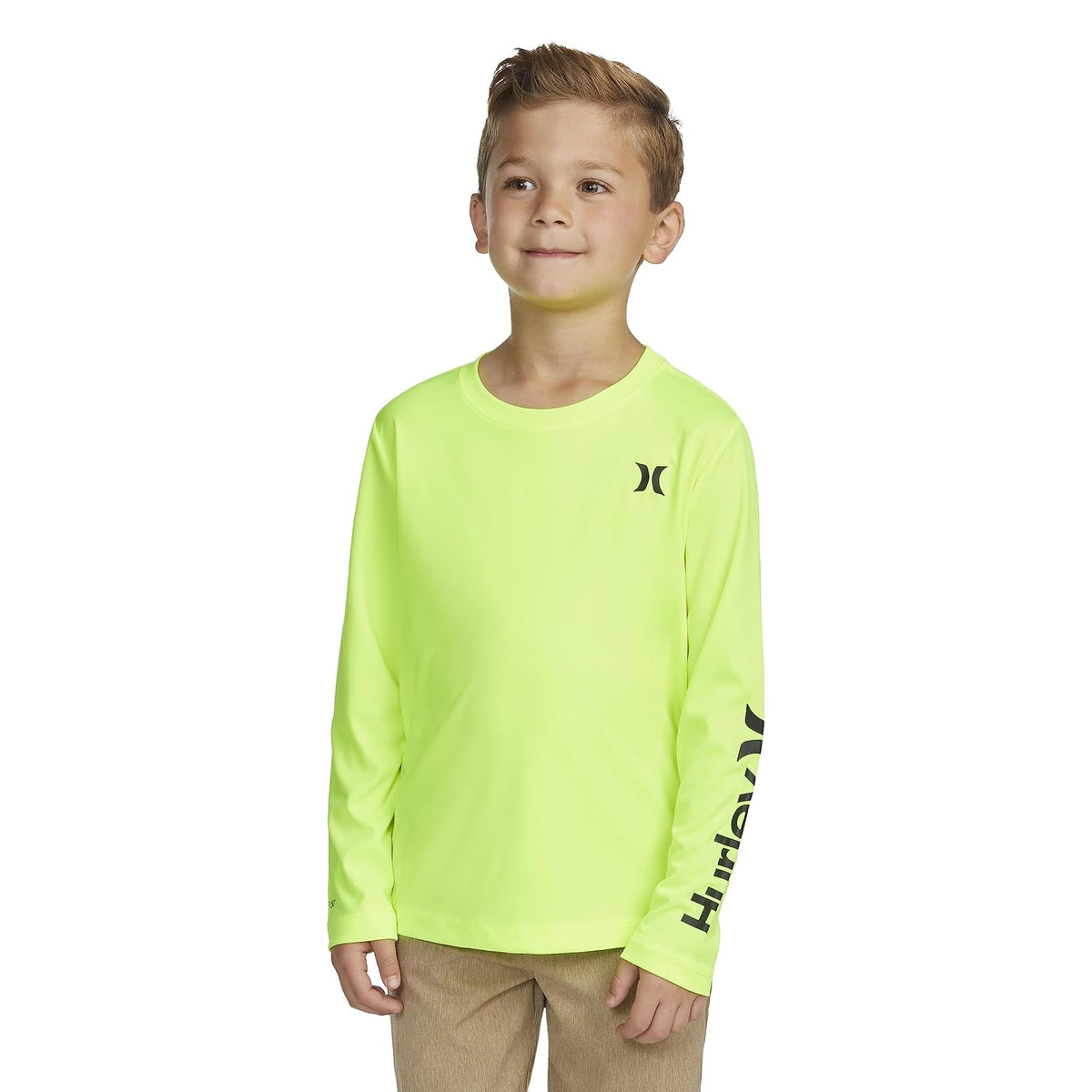 Hurley - playera de natación de manga larga UPF 50+ para niños